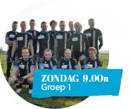 Groep 1 - Zondag 9.00 u